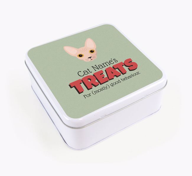 'Retro Design' - Personalised Treat Tin for your {breedFullName}